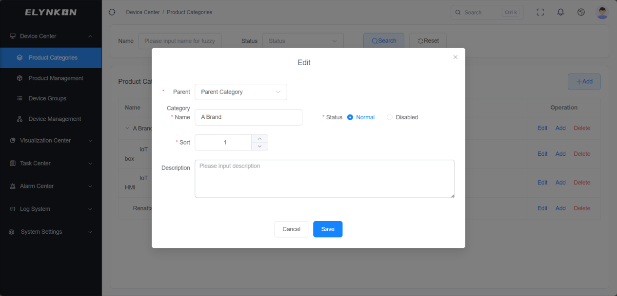 Edit Category Form