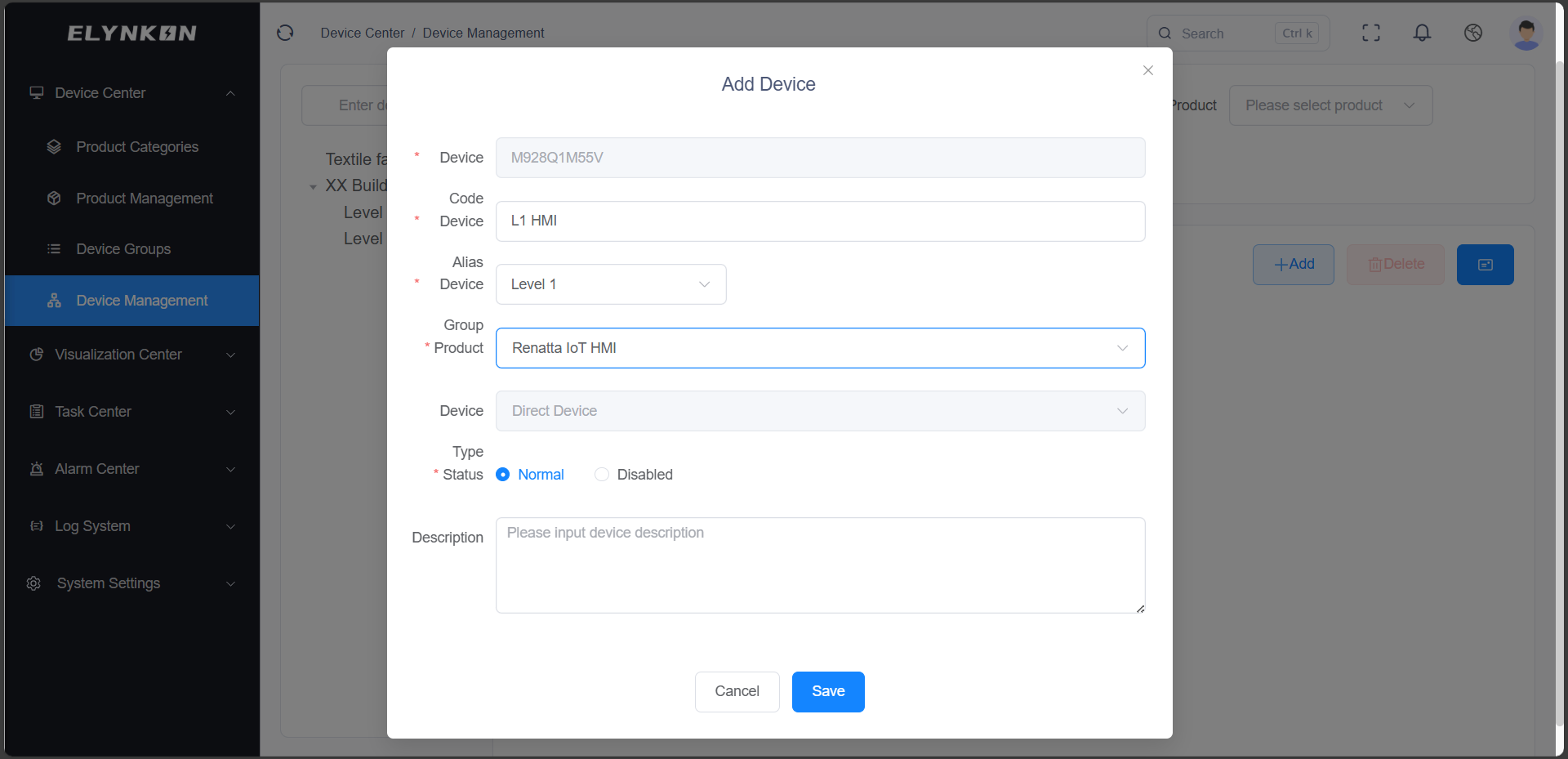Device Form