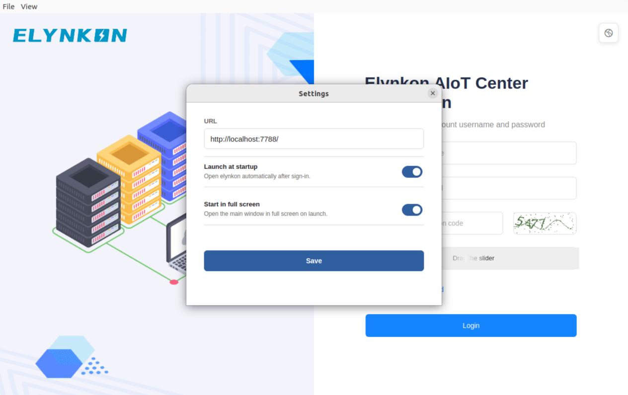Desktop Application Settings