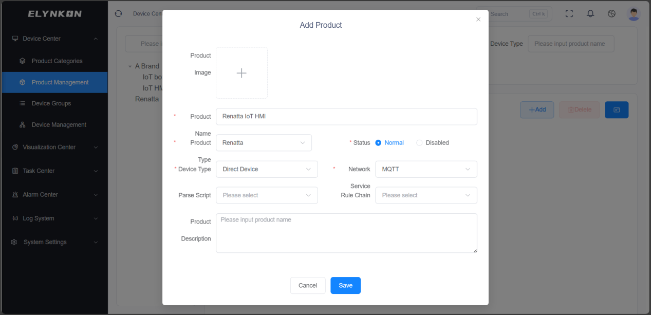 Product Form