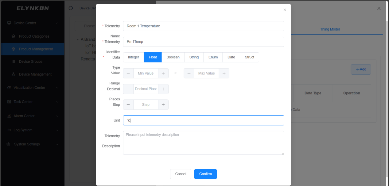 Telemetry Form