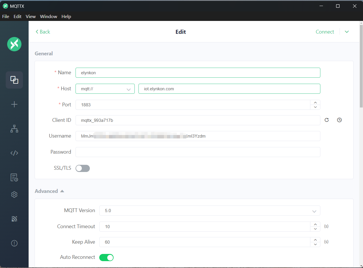 MQTT Connection