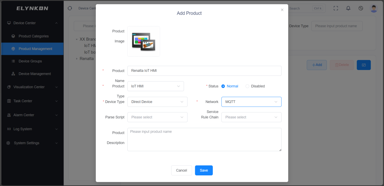 Product Form